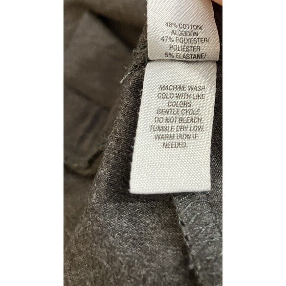 Basic Editions Womens Gray Hi-Rise Leggings Size Large - Picture 3 of 7